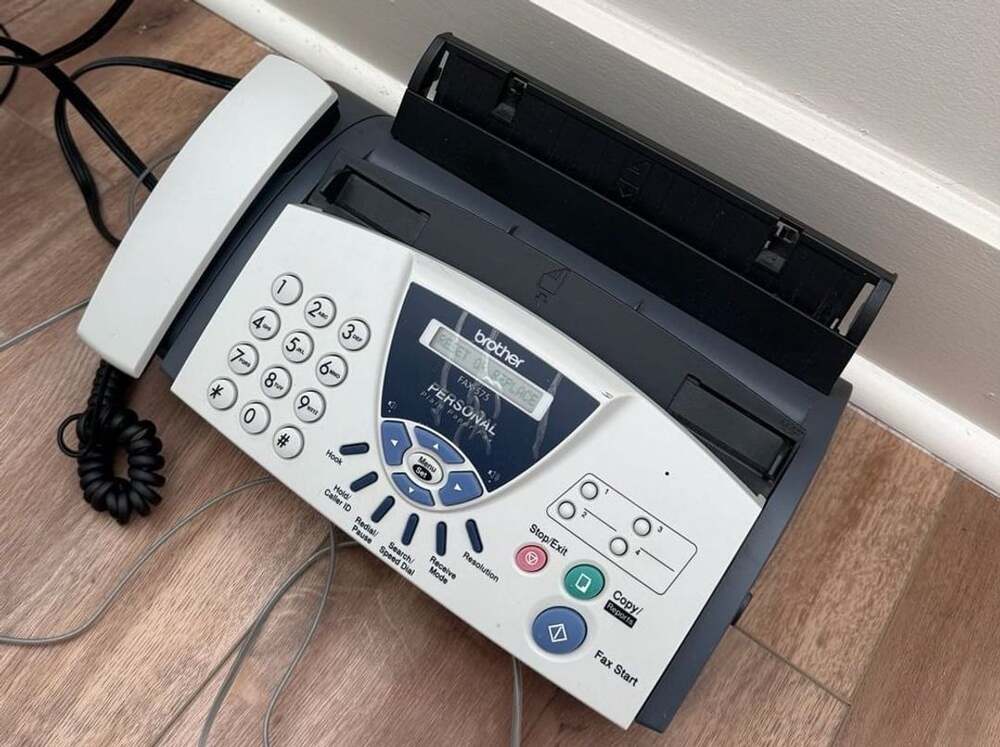Brother FAX-575 Personal Plain Paper Fax Machine And Phone